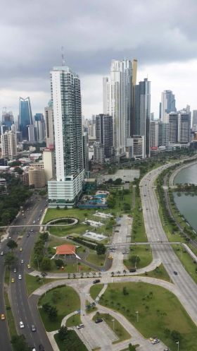 Cinta Costera in Panama City Panama, when viewed from the balcony of an apartment in Marbella, Panama – Best Places In The World To Retire – International Living
